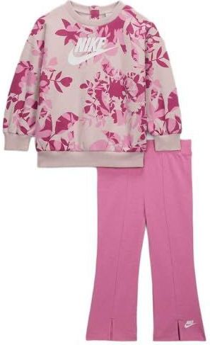 Nike Floral - Trainingspakken - Roze - Katoen Jersey