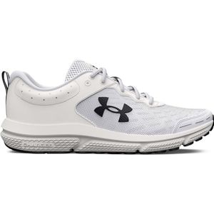 Under Armour UA Charged Assert 10, Sneakers heren, White/Black/Black, 44 EU