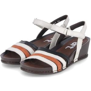 Art 1943 I Imagine damessandalen met sleehak, crème-zwart, maat 42, crème/zwart, 42 EU