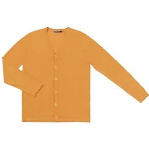 Gianni Lupo Trui Cardigan, geel, XL voor heren