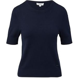 s.Oliver - Gebreide Trui - Zacht - Ronde Hals - Elastische Geribde Boorden