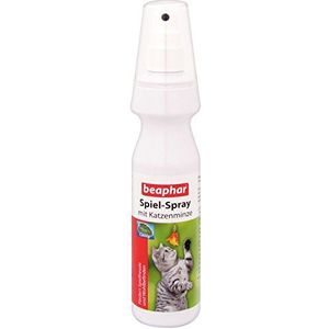 beaphar Speelspray met kattenkruid, feel-good geur voor katten, speelgoed met kattenkruid wordt sneller geaccepteerd, kalmerend voor katten, 150 ml