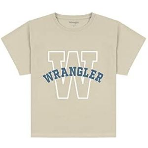 Wrangler Heren Graphic Tee T-shirt, Turtledove, XX-Large, Turtledove, XXL