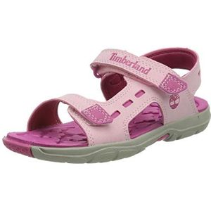 Timberland Unisex kinderen Moss Jump 2 Strap Sa(peuter) sandalen, Roze Light Pink, 22 EU