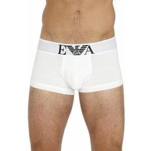 Emporio Armani Katoenen stretch kofferbak voor heren cueca Elástica De Algodãoال ا ااااااال voor heren katoenen stretch kofferbak (pak van 1), Kleur: wit, L