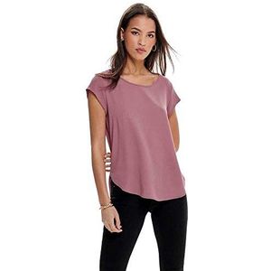 ONLY ONLVIC S/S SOLID TOP NOOS PTM 15142784 dames, roze-2, 44