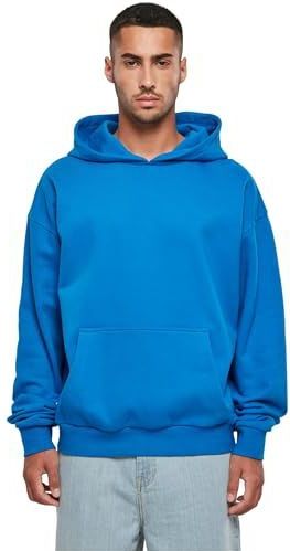 Build Your Brand - By162 - Katoenen Hoodie - Kobalt Blauw - Ultra Heavy Duty
