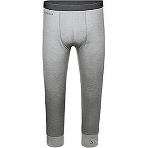 Schöffel Heren Merino Sport Pants Short M, temperatuurregulerende lange onderbroek, ademende thermische leggings in 3/4 lengte