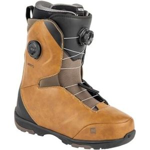 Nitro Heren Club BOA Dual All Mountain Freeride Freestyle Snelvetersysteem Boot Snowboardboot, bruin, MP 27,5 // EU 42 // US 9,5