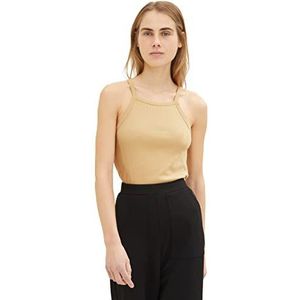 TOM TAILOR Denim Dames Top 1035368, 31041 - Brown Rice, L