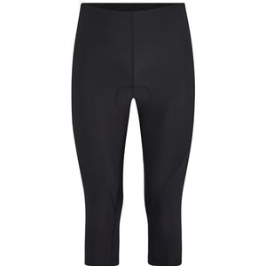 Ziener NUCIA X-Function Fietsbroek voor dames, mountainbike/racefiets, ademend, sneldrogend, gevoerd, 3/4, zwart, 46