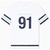 AIX Armani Exchange - XM001852AF10361U0009 - T-shirt - Wit - Katoen - Korte Mouwen