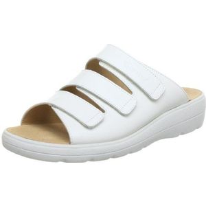 Ganter Dames Selina, brede F-slippers, wit wit wit wit 0202, 38.5 EU