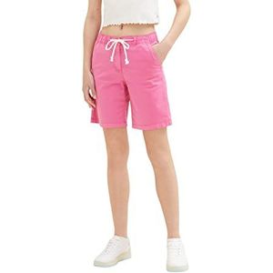 TOM TAILOR Dames 1036631 Bermuda Shorts, 31647-Nouveau Pink, 32, 31647 - Nouveau Pink, 32