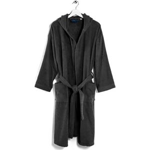 Caleffi - Badjas voor heren - Badjas voor dames van katoenen badstof - Badjas met capuchon - Badjas voor zwembad en sportschool - Zacht en absorberend, sneldrogend