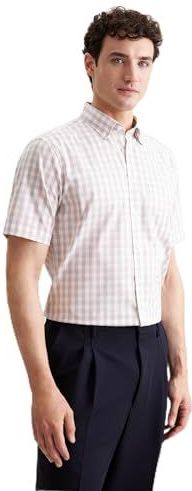 SEIDENSTICKER Zakelijk overhemd  sand / wit