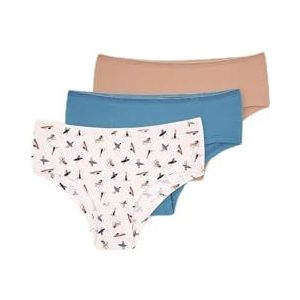 Dagi Multicolor Fashion Gebreide Hipster Regular Waist Supreme Hipster, Multicolor, 2XL, Meerkleurig, XXL