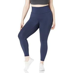 Amazon Essentials Dames Active Sculpt hoge taille volledige lengte legging (verkrijgbaar in grote maten), marineblauw, X-Small