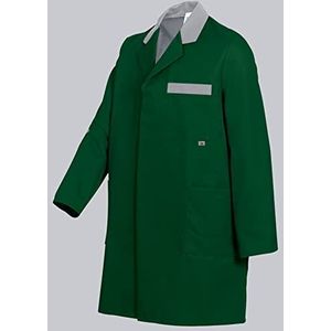 BP 1484-700-74 comfortabele werkjas, 65% polyester/35% katoen, normale pasvorm, middengroen/lichtgrijs, maat 60/62