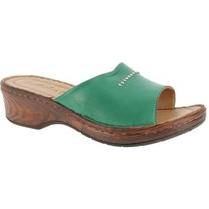 Andrea Conti Damesslippers, groen, 38 EU, Grün, 38 EU