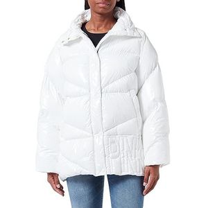 Pinko Cluster Caban Crystal Nylon C donsjack voor dames, Z05_wit-sneeuwwit, XXL