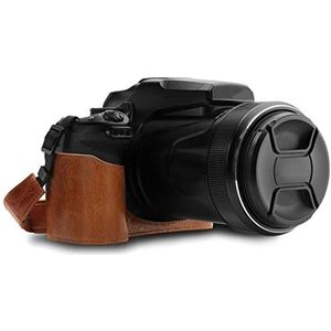 MegaGear Ever Ready Cameratas voor Nikon Coolpix P1000 Donkerbruin