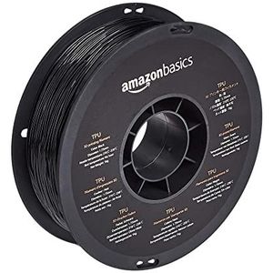 Amazon Basics 3D-printerfilament, spoel van 1 kg, diameter 1,75 mm (+/- 0,05 mm), zwart
