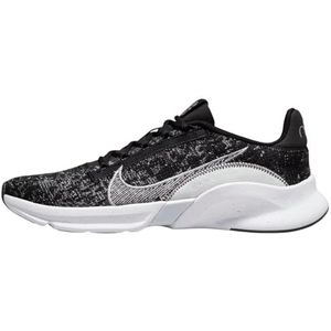 Nike Superrep Go 3 Next Nature Flyknit heren trainingsschoenen, Black Pure Platinum Antraciet Wit, 40 EU
