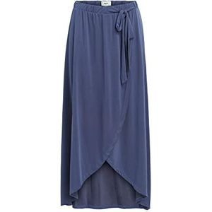 Object Maxirok voor dames, wikkeleffect, blue indigo, S