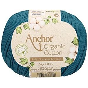Anchor Organic Cotton 4-draads ca. 125 m 00671 lagoon 50 g