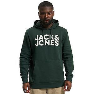 JACK & JONES Jjecorp Logo Sweat Hood Noos Sweatshirt met capuchon heren,Pine Grove,M