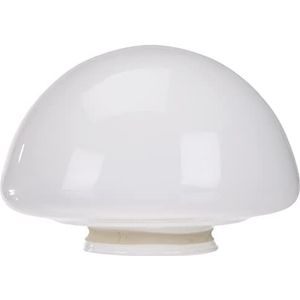 Westinghouse Lighting 8704940 lampenkap 6,6 cm van opaalglas, paddenstoelvorm, wit, 17,5 x 17,5 x 12,6 cm