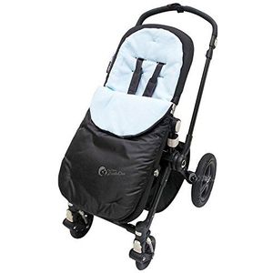 Voetzak/COSY TOES compatibel met Petite Star Liner Buggy kinderwagen zia/KURVI/zukoo lichtblauw