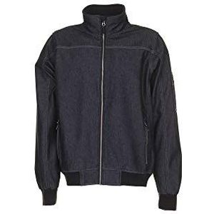 Planam 3051 Outdoor Jeans Softshell Jacket - Optimale veiligheid en comfort - Kleur: Zwart - Maat 48