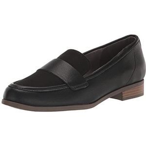 Dr. Scholl's Shoes Rate Moc Loafer voor dames, Zwart Synthetisch, 37.5 EU