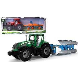 MGM Tractor met aanhanger, willekeurig model, 027016, voertuig, 47 cm x 12 cm x 15 cm, kunststof, 3 jaar, 027016, meerkleurig