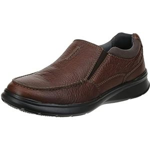 Clarks Cotrell-vrije instappers voor heren, Tabaksleer, 39.5 EU