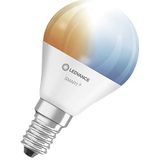 LEDVANCE LED lamp | Lampvoet: E14 | instelbaar wit | 2700…6500 K | 5 W | SMART+ WiFi Mini Bulb instelbaar wit [Energie-efficiëntieklasse A+]