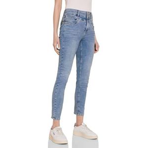 STREET ONE Jeans Slim en High, Bright Indigo Wash, 29W x 28L