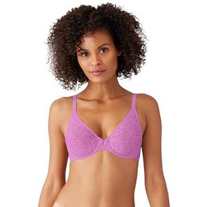 Wacoal Women's Halo Lace Unlined Convertible Underwire Bra, First Bloom, 34DD
