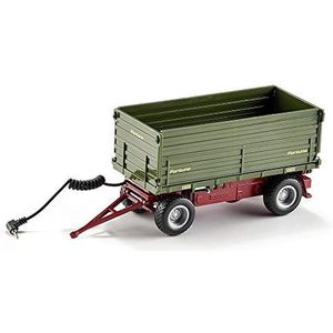 siku 6781, Two-Way Tipping Trailer, 1:32, Remote controlled, For SIKU Control vehicles with trailer hitch, Metal/Plastic, Green