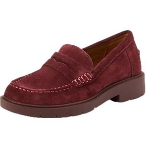 Geox D Spherica Ec1 A moccasin voor dames, wijn, 37 EU