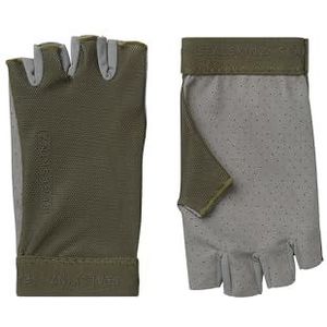 SEALSKINZ Brinton Geperforeerde vingerloze palmhandschoen voor koud weer, olijfgroen [Olive], XL