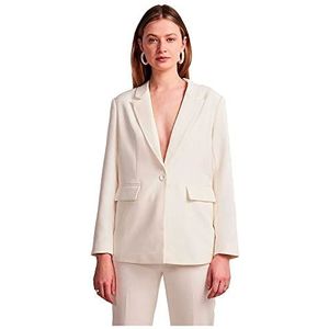 YAS Dames Yasbluris Noos Blazer, Star White, S EU, Star White, S