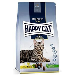 Happy Cat 70571 - Culinary Adult Land Gevogelte - Kattendroogvoer voor volwassen katten en kater - 10 kg inhoud