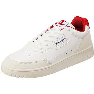 Champion Royal II Low Herensneakers, wit rood Ww009, 46 EU