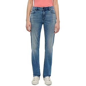 MUSTANG Dames stijl Crosby Relaxed Straight Jeans, middenblauw 412, 30W / 30L, middenblauw 412, 30W x 30L