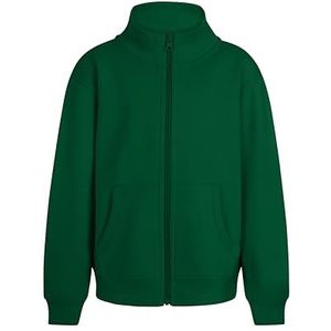Mukua SZ270K Cooper Kids Sweatshirt voor kinderen, met ritssluiting, kleur Kelly Green, maat 5/6, Kelly Groen, 5-6 años