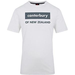 Canterbury Heren Logo T-Shirt, Future Utility White Marl, S
