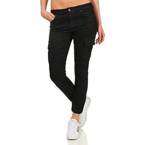 ONLY Onlmissouri Reg ANK Cargo PNT Noos Jeans voor dames, zwart, 34W x 34L